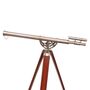 60 Inch Handcrafted Bronze Telescope With Tripod Stand, thumbnail 8 of 9