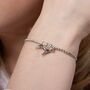 Sterling Silver 3D Chihuahua Ball Bead Bracelet, thumbnail 1 of 6