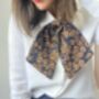 Button Cover Scarf In Animal Print, thumbnail 1 of 3