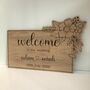 Personalised Wooden Wedding Welcome Board, thumbnail 4 of 4