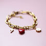Create Your Own Chunky Gold Charm Bracelet, thumbnail 2 of 5