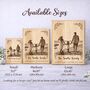 Engraved Photo On Wood Frame Grandparent Gift, thumbnail 5 of 9