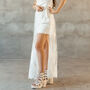 Bridal Lace Overskirt | Detachable Wedding Train, thumbnail 8 of 12