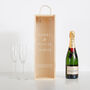 Personalised Engagement / Wedding Magnum Bottle Box, thumbnail 4 of 6