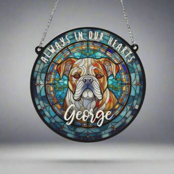 Bulldog Memorial Suncatcher, 5 of 7