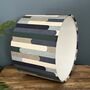 Seattle Blue Retro Style Drum Lampshades, thumbnail 2 of 8
