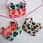 Velvet Leopard Print Mini Bag, thumbnail 1 of 12