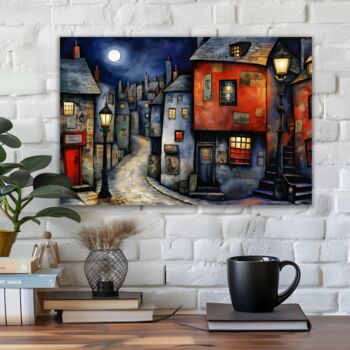 Moonlit Murmurs Landscape Canvas Wall Art, 5 of 8