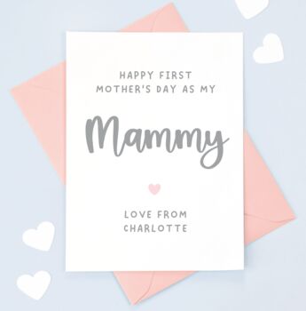 Mammy Personalised First Mother's Day Card, 3 of 4