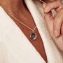 Organic Pebble Real Handwriting Necklace, thumbnail 3 of 9