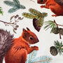 Cute Squirrels Double Sided Soft Cushion Cover, thumbnail 2 of 7