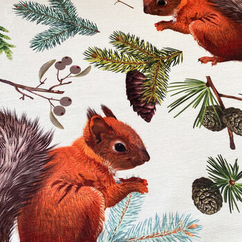 Cute Squirrels Double Sided Soft Cushion Cover, 2 of 7