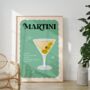 Martini Cocktail Print, thumbnail 4 of 5