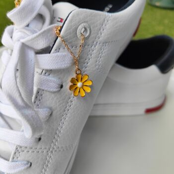 Daisy Sunflower Dangle Shoe Floral Skate Charm, 5 of 5