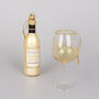 G Decor White Wine Bottle And Glass Christmas Baubles, thumbnail 2 of 5