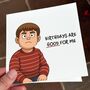 Funny Meme Birthday Card, Bacon Kid Parody, thumbnail 1 of 7