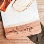 Personalised Anniversary Marble And Wood Chopping Board, thumbnail 2 of 3