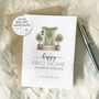Friends First New Home Card, Personalised House Move Congratulations, thumbnail 1 of 2