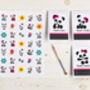 Personalised Panda Notebook Bundle, thumbnail 2 of 3