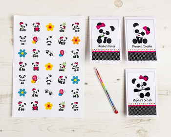 Personalised Panda Notebook Bundle, 2 of 3