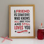 Best Friends Personalised Print, thumbnail 1 of 8