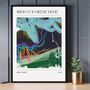 Music Poster Pink Floyd Inspired Abstract Art Print, thumbnail 2 of 4