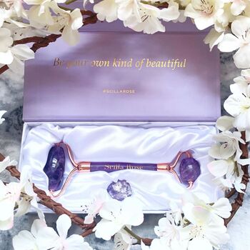Amethyst Roller Facial Pampering Gift Set For Her, 3 of 12