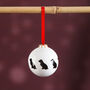 Dog Christmas Bauble Decoration. Pick Your Breed, thumbnail 9 of 12