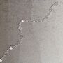 Sterling Silver Shimmer Chain Bracelet, thumbnail 3 of 6