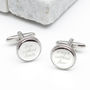 Personalised Inspirational Quote Cufflinks, thumbnail 1 of 5
