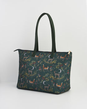 Into The Woods Large Green Grab Tote, 5 of 7