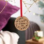 Personalised Baby's First Christmas Decoration, thumbnail 1 of 4