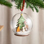 Woodland Animals Baby Details Bauble, thumbnail 1 of 7