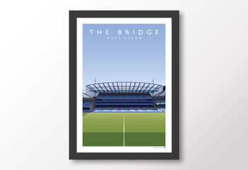 Chelsea Fc Stamford Bridge West Stand Modern Era Poster, 8 of 8