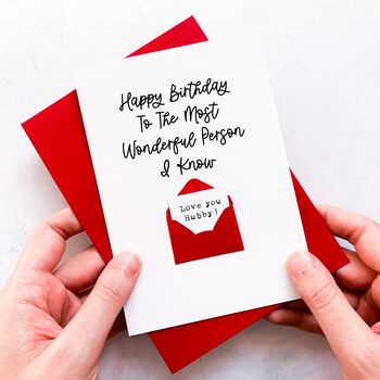 Personalised Most Wonderful Person Birthday Card, 2 of 6
