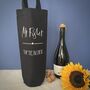 Personalised Thank You Teacher/Teaching Assistant Bottle Bag, thumbnail 1 of 2