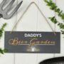 Personalised 'Beer Garden' Hanging Slate Sign, thumbnail 1 of 2