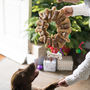 Personalised Refillable Dog Biscuit Wreath, thumbnail 1 of 4