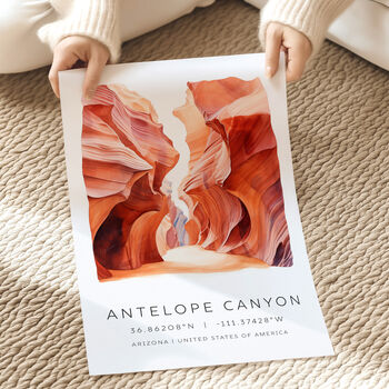 Antelope Canyon Travel Print, 3 of 7