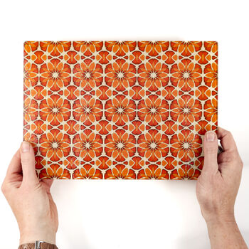 Moroccan Flower Kitchen Chopping Board, 3 of 11