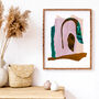 Wilting Leaf Abstract Art Print, thumbnail 1 of 7
