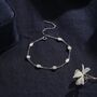 Oval And Round Cz Floating Bracelet, thumbnail 5 of 10