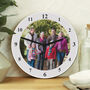 Personalised Photo Upload Wooden Clock, thumbnail 1 of 3