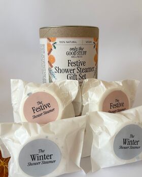 Christmas Shower Steamers Gift Set, 3 of 4