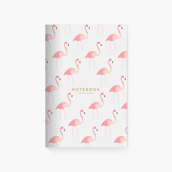 Pair Of Flamingo And Zebra Pocket Notebooks, 2 of 5