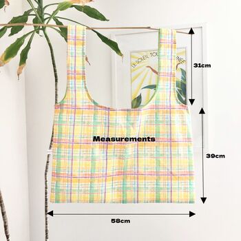 Personalised 100% Cotton Pastel Reusable Shopping Bag, 6 of 6