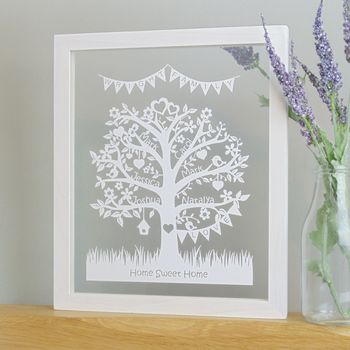 Personalised Family Tree Papercut, 2 of 7