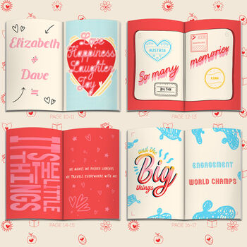 'Our Love Story' Personalised Valentine's Little Book, 3 of 6