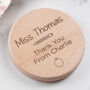 Personalised Coffee Coaster End Of Year Gift For Teacher, thumbnail 1 of 10