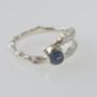 Blue Cabochon Sapphire Woodland Twig Engagement Ring, thumbnail 5 of 8